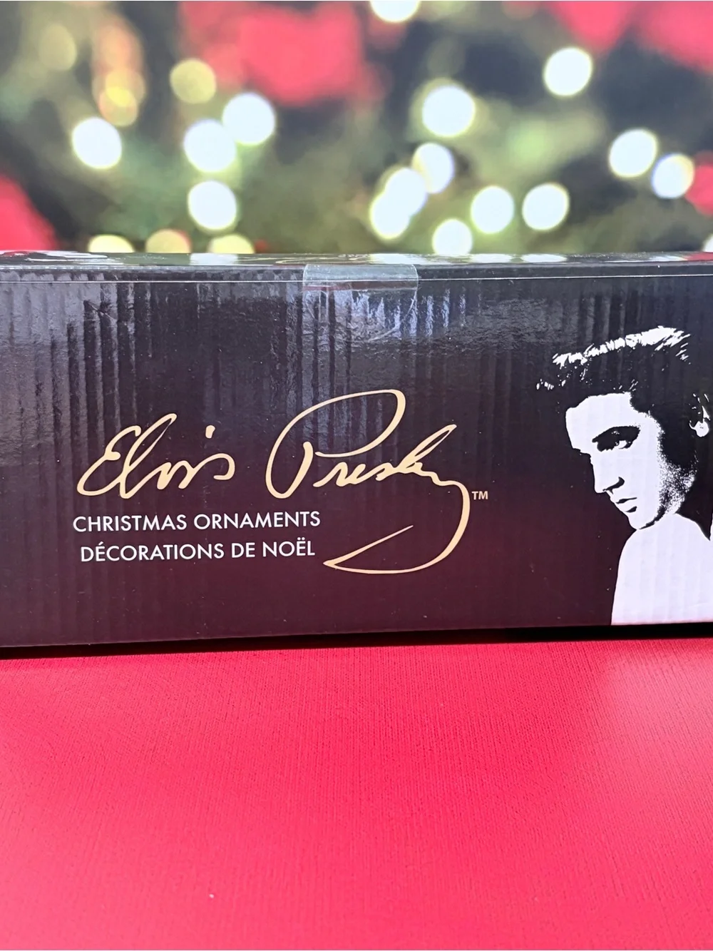 Kurt S Adler Elvis Presley Christmas Ornaments 4 Piece Set EP2176 Never Opened